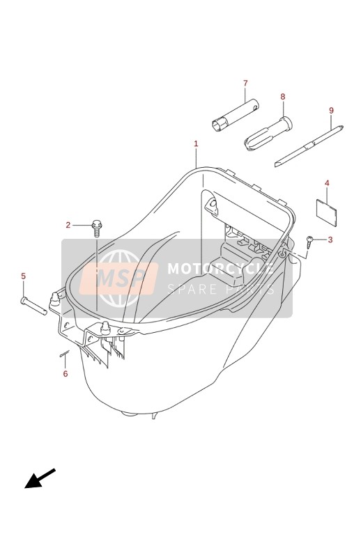 Suzuki ADDRESS 110 2020 HELM-BOX für ein 2020 Suzuki ADDRESS 110